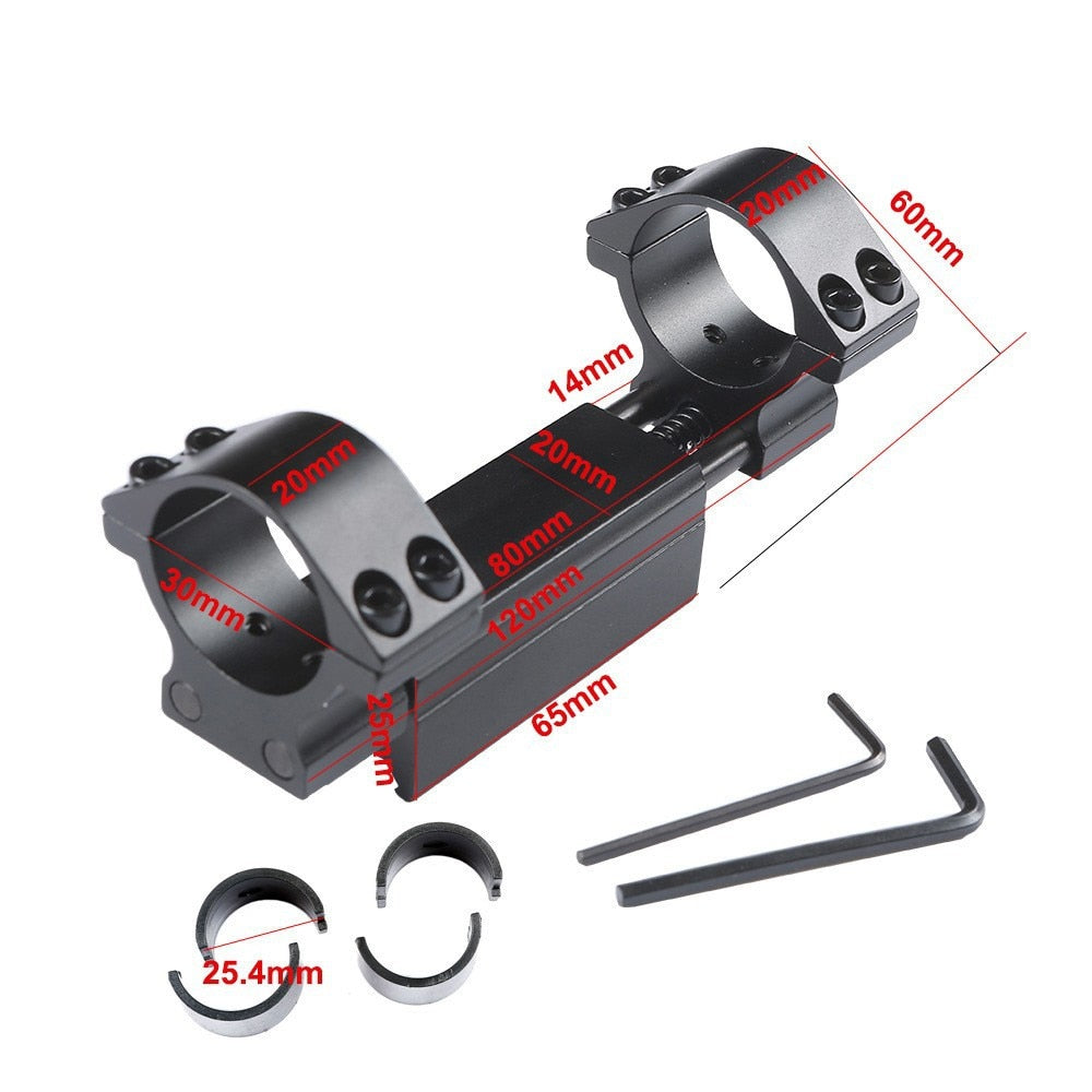 11mm 20mm Supporto per guida a molla 25.4mm 30mm Supporti per cannocchiale da puntamento Anello con strumento a molla adatto per accessori da caccia per cannocchiale