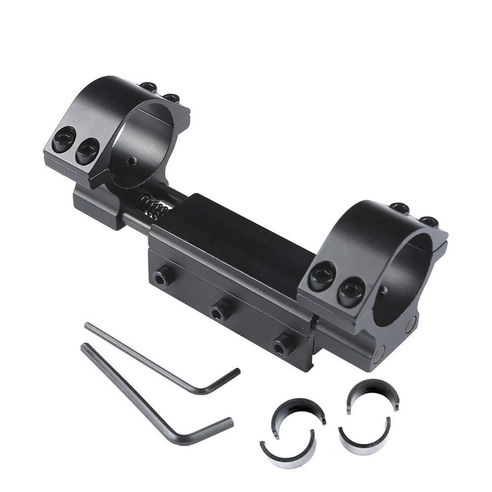 11mm 20mm Supporto per guida a molla 25.4mm 30mm Supporti per cannocchiale da puntamento Anello con strumento a molla adatto per accessori da caccia per cannocchiale