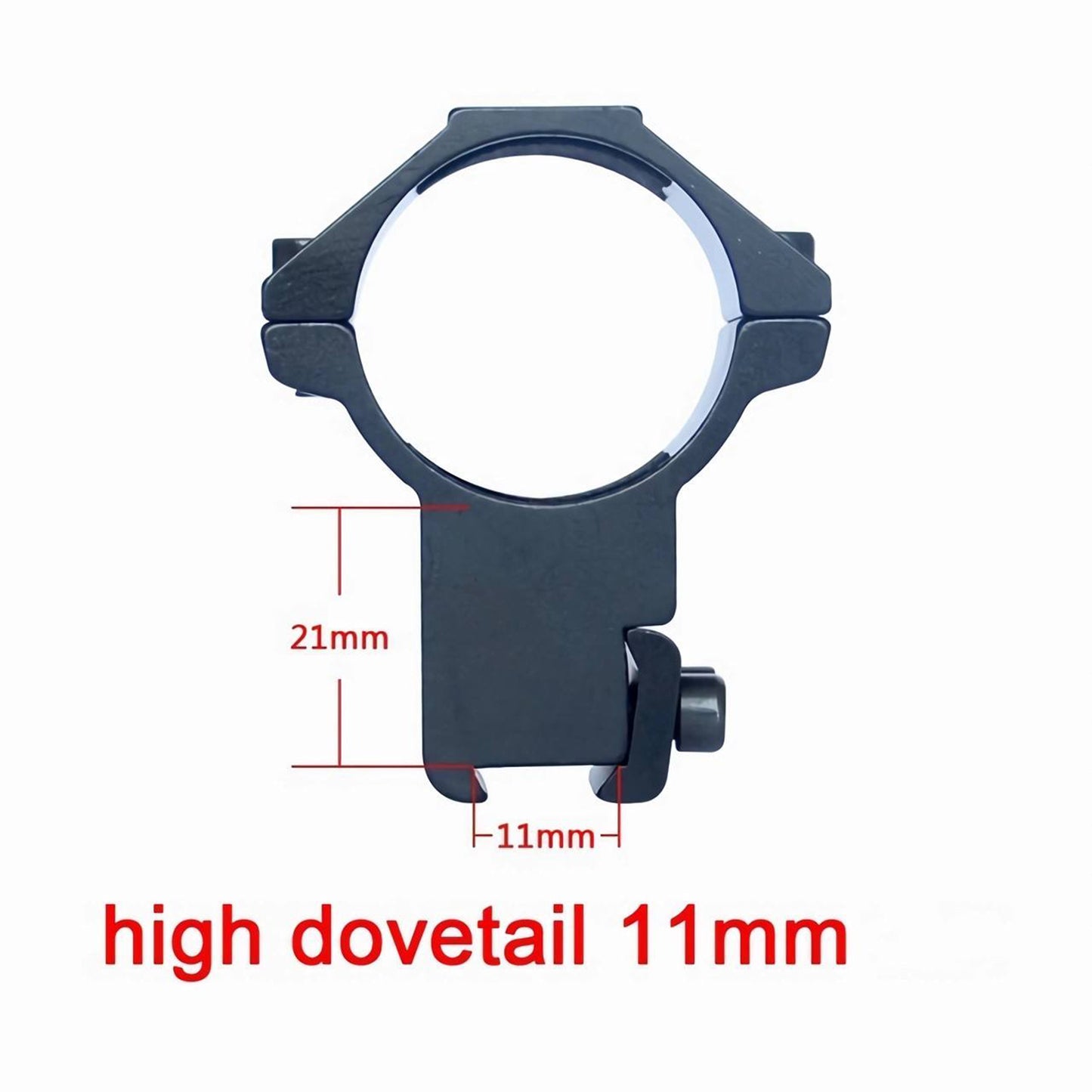 Anello in alluminio da 30 mm e supporto per telescopio da 21 mm per telescopi con diversi ingrandimenti