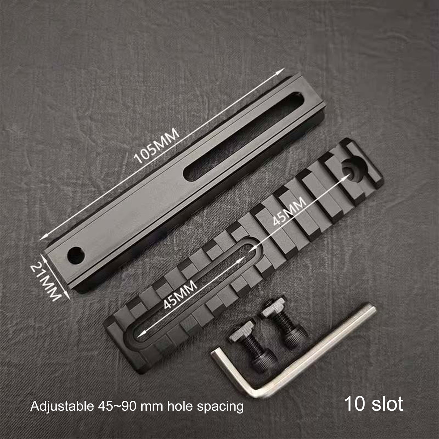 Supporti per cannocchiale da puntamento con montaggio su guida 135mm 21mm Strumento adatto per accessori da caccia per cannocchiale