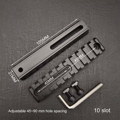 Supporti per cannocchiale da puntamento con montaggio su guida 135mm 21mm Strumento adatto per accessori da caccia per cannocchiale