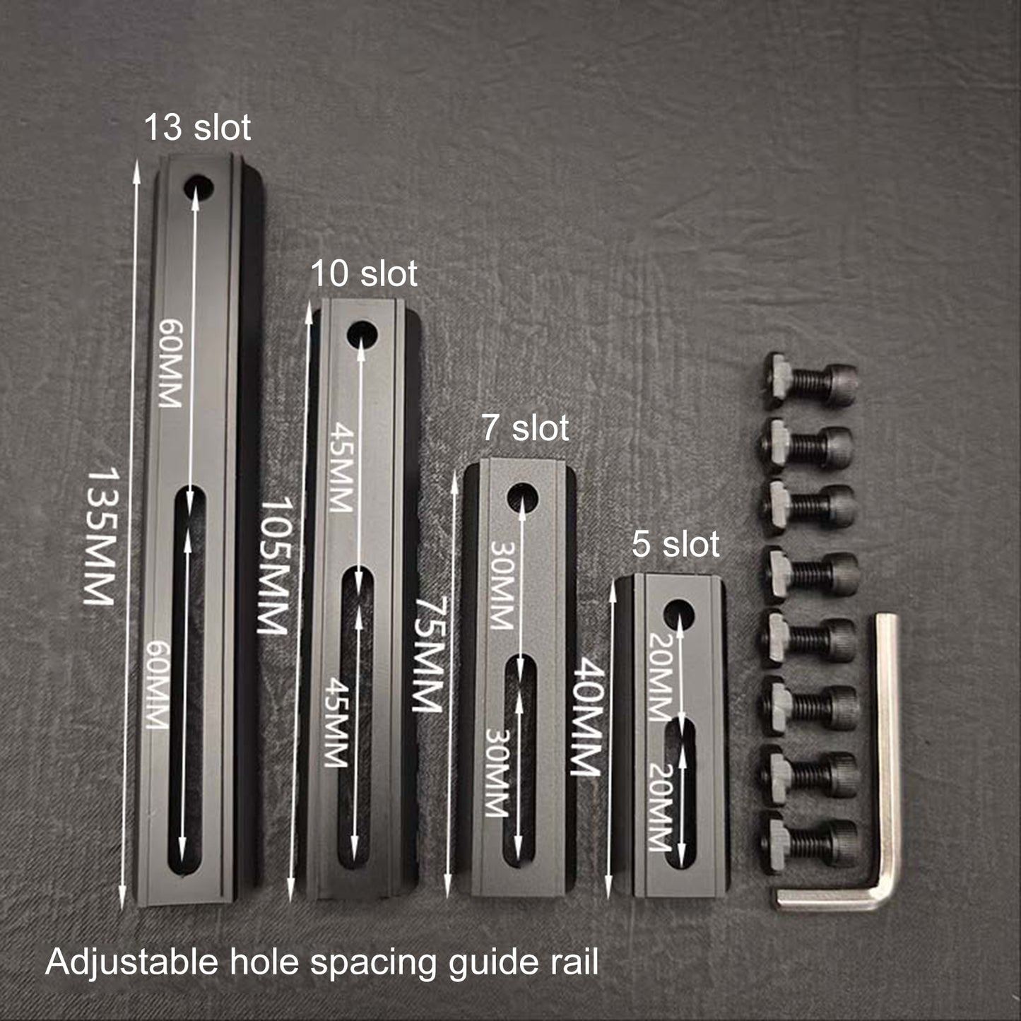 Supporti per cannocchiale da puntamento con montaggio su guida 135mm 21mm Strumento adatto per accessori da caccia per cannocchiale